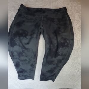 Athleta Charcoal Tie-Dye Joggers